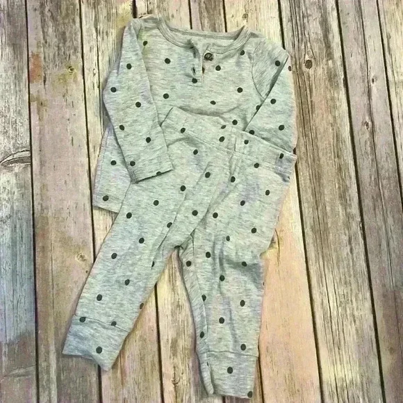 Carter’s Just One You Tan Polkadot Matching Set - Picture 1 of 7